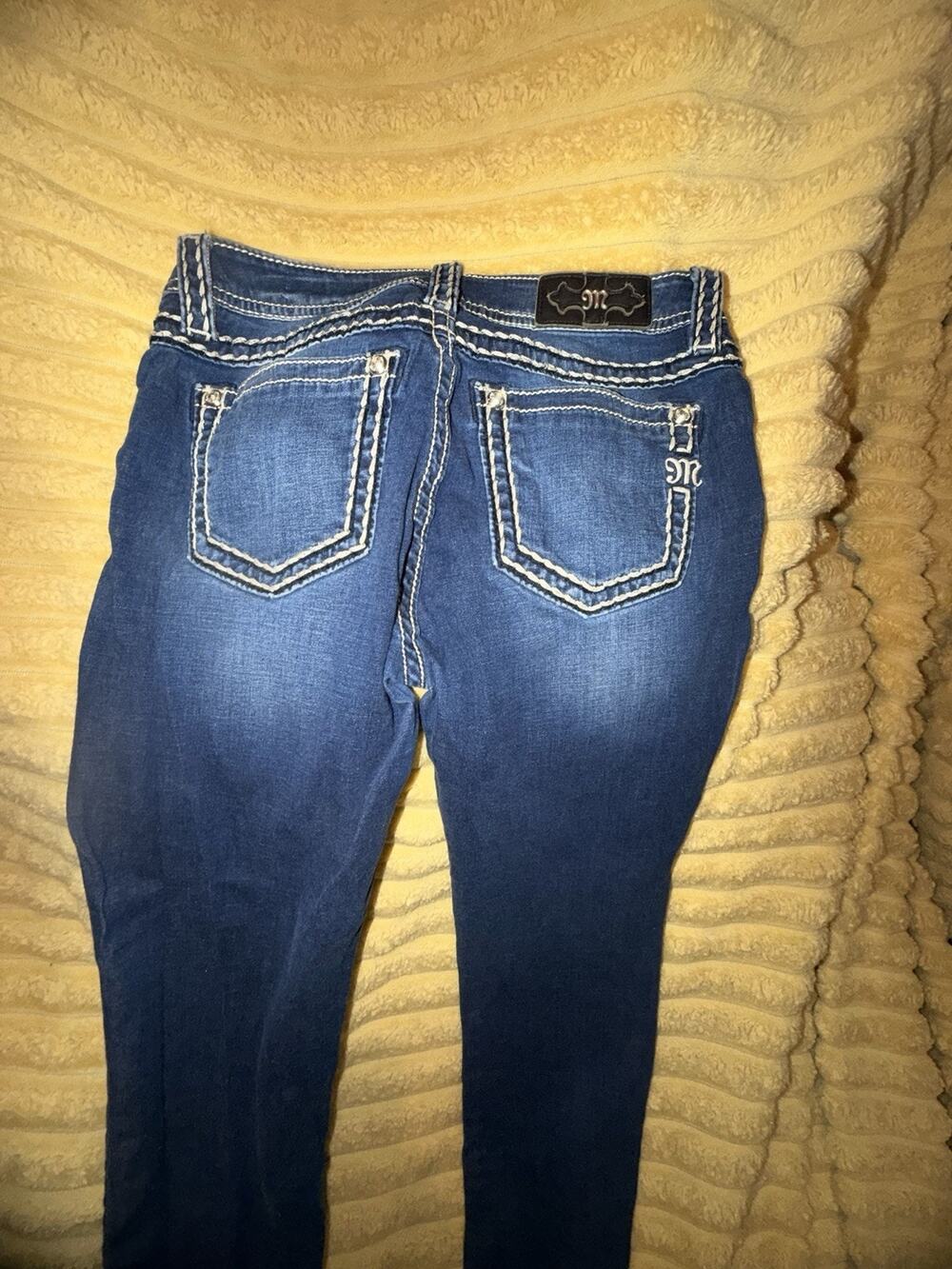 Miss Me Womens Mid Rise Skinny Dark Wash # MS5012G20 Size 29 X 30